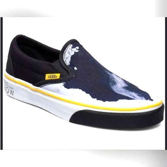 Vans National Geographic x Classic Slip-On 'Then Now Glacier,Mens sz 5.5/7Wms. - Picture 1 of 8